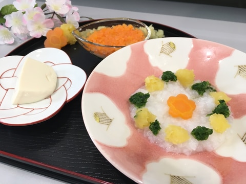 【離乳食中期】ひな祭りちらし寿司風